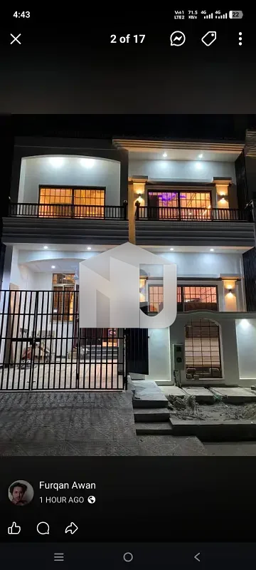 D-12 Islamabad 4 Marla House For Rent 3 Bed With Washroom Drawing Dining Tv Lounge 2 Kichen Mumty Parking No Gas Parking Fron T Open Basement Full Hall, photo 19