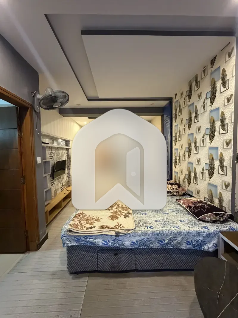 Full Furnished Studio Flat For Rent Brand New Electronics Brand New Building 24:7 Water 24:7 Security Cameras Parking Fully Maintained Building Lift 24:7 Familly Building