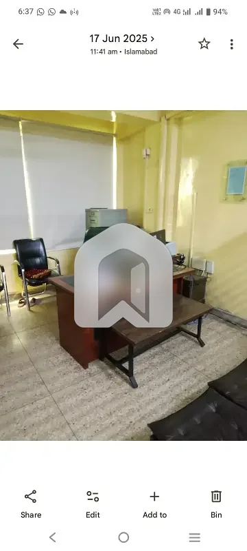 Blue Area Office 500 Square Feet Jinnah Avenue For Rent