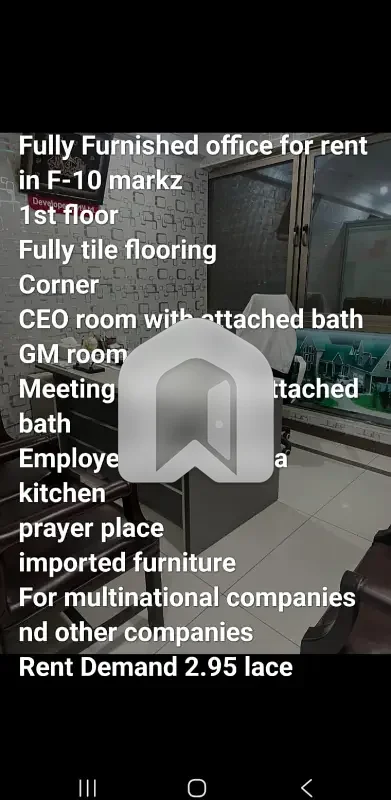 F/10 Markaz Prime Location 1st Floor 1000sq 2,Side Corrner Fully Furnished Office Available For Rent Real Piks, photo 15