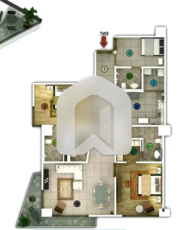 3 Bedrooms Luxury Apartmnet Available For Rent In F-10 Sukh Chayn Residence, photo 20