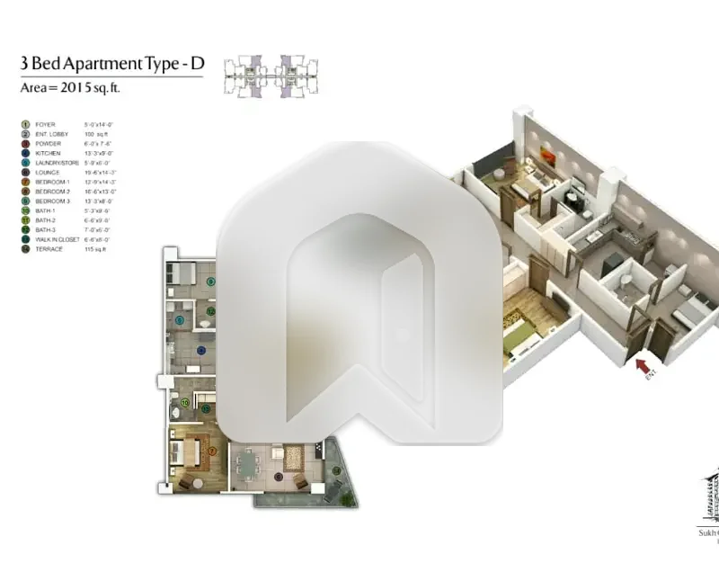 3 Bedrooms Luxury Apartmnet Available For Rent In F-10 Sukh Chayn Residence, photo 16