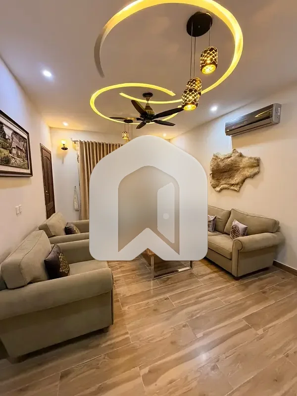 10 Marla Luxury Fully Furnished With 15kv Solar Installed House Avaliable For Rent In Bahria Enclave Sector C1.